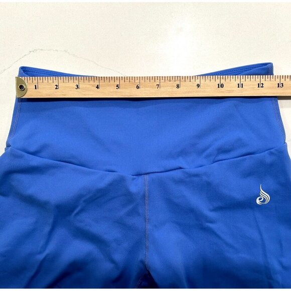 Ryderwear Shorts  Womens Size L Stonewash Blue Scrunchbum Bike Stretch Pants - Picture 3 of 8